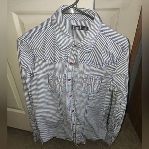 Cruel pearl snap collared shirt